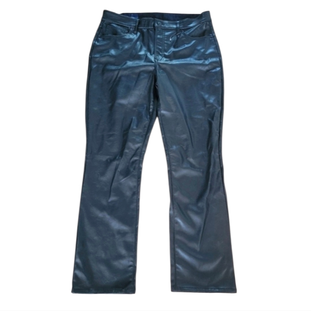 GAP High Rise Vintage Slim Size 14 Womens Faux Leather Pants